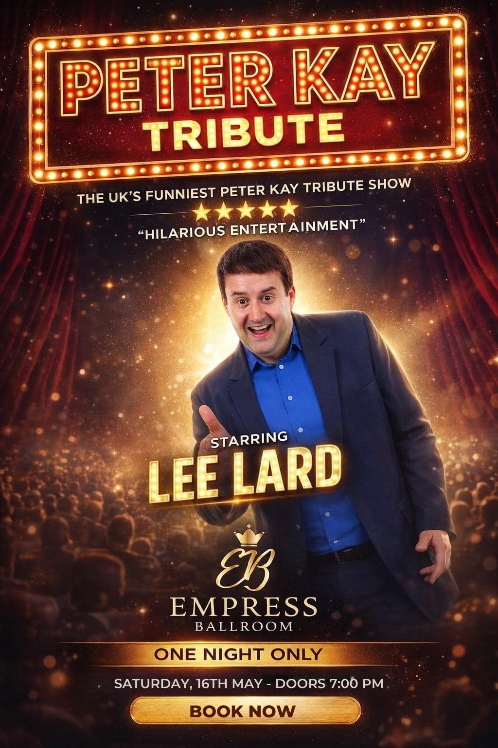 Peter Kay Tribute Show Poster